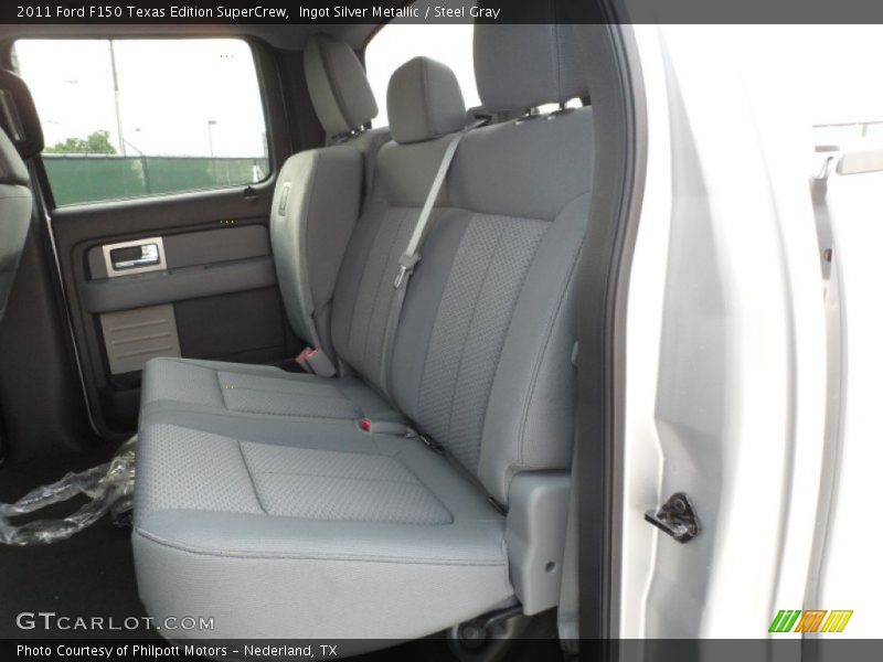 Ingot Silver Metallic / Steel Gray 2011 Ford F150 Texas Edition SuperCrew