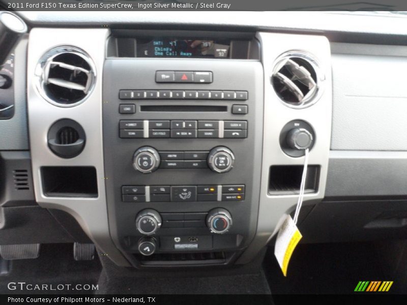 Ingot Silver Metallic / Steel Gray 2011 Ford F150 Texas Edition SuperCrew