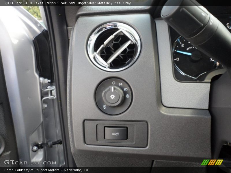 Ingot Silver Metallic / Steel Gray 2011 Ford F150 Texas Edition SuperCrew