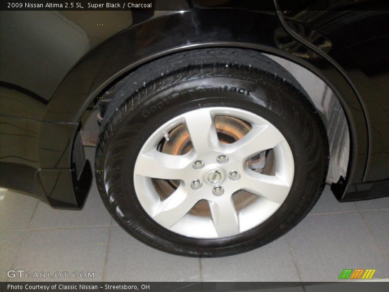 Super Black / Charcoal 2009 Nissan Altima 2.5 SL