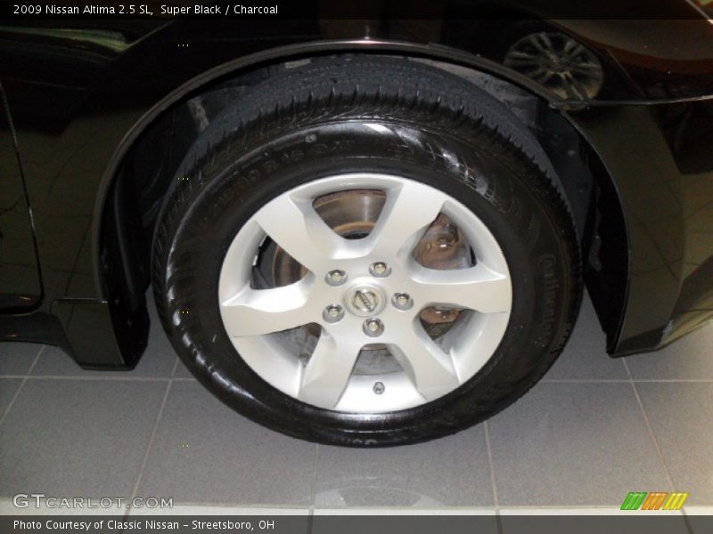 Super Black / Charcoal 2009 Nissan Altima 2.5 SL