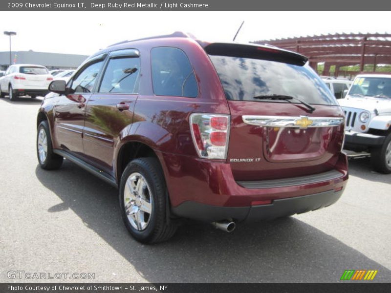 Deep Ruby Red Metallic / Light Cashmere 2009 Chevrolet Equinox LT