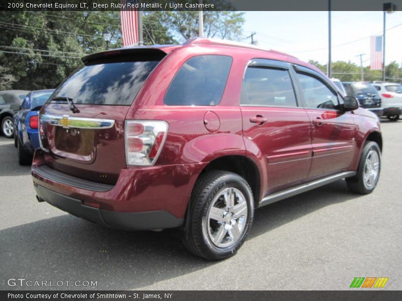 Deep Ruby Red Metallic / Light Cashmere 2009 Chevrolet Equinox LT