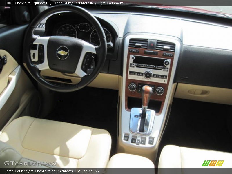 Deep Ruby Red Metallic / Light Cashmere 2009 Chevrolet Equinox LT