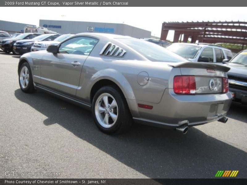 Vapor Silver Metallic / Dark Charcoal 2009 Ford Mustang GT Coupe
