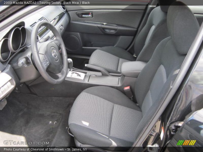 Black Mica / Black 2009 Mazda MAZDA3 i Touring Sedan