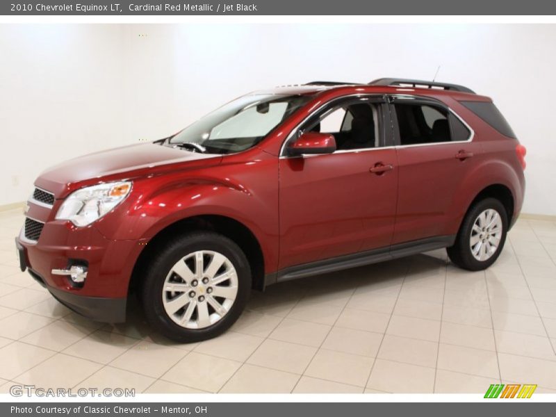 Cardinal Red Metallic / Jet Black 2010 Chevrolet Equinox LT