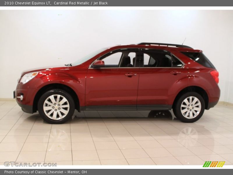 Cardinal Red Metallic / Jet Black 2010 Chevrolet Equinox LT
