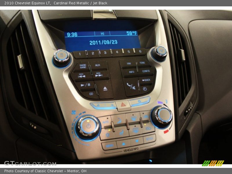 Cardinal Red Metallic / Jet Black 2010 Chevrolet Equinox LT