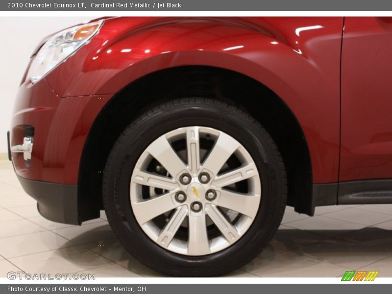 Cardinal Red Metallic / Jet Black 2010 Chevrolet Equinox LT