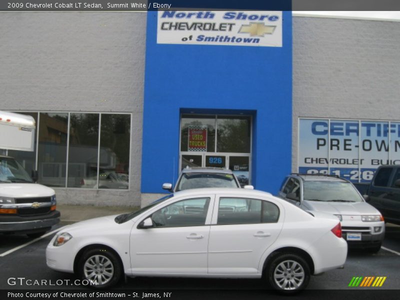 Summit White / Ebony 2009 Chevrolet Cobalt LT Sedan