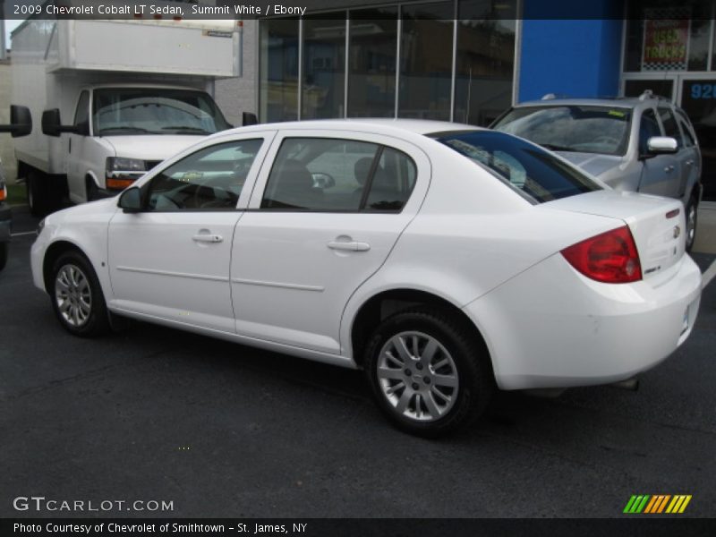 Summit White / Ebony 2009 Chevrolet Cobalt LT Sedan