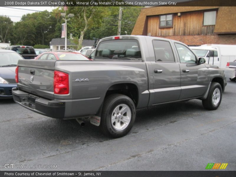 Mineral Gray Metallic / Dark Slate Gray/Medium Slate Gray 2008 Dodge Dakota SXT Crew Cab 4x4