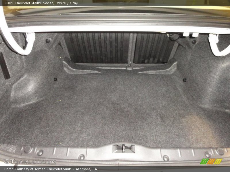 White / Gray 2005 Chevrolet Malibu Sedan