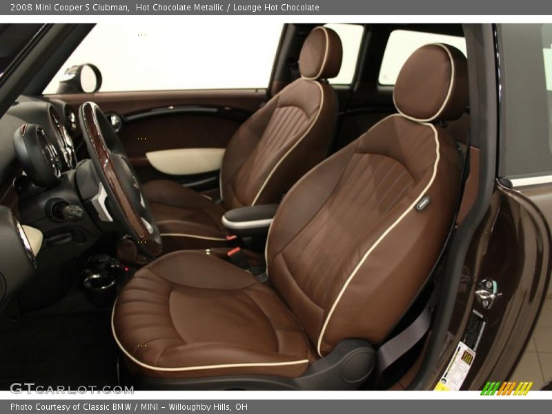  2008 Cooper S Clubman Lounge Hot Chocolate Interior