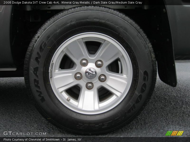 Mineral Gray Metallic / Dark Slate Gray/Medium Slate Gray 2008 Dodge Dakota SXT Crew Cab 4x4