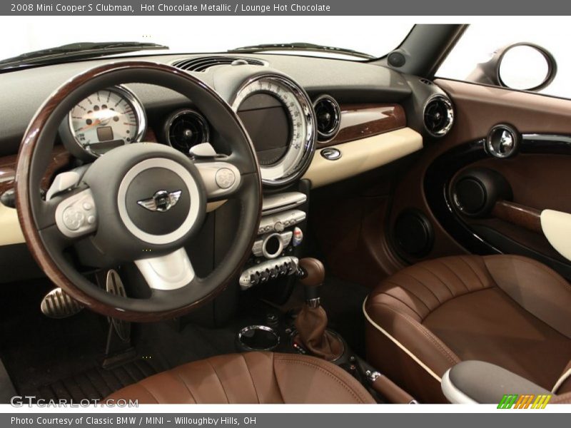 Dashboard of 2008 Cooper S Clubman