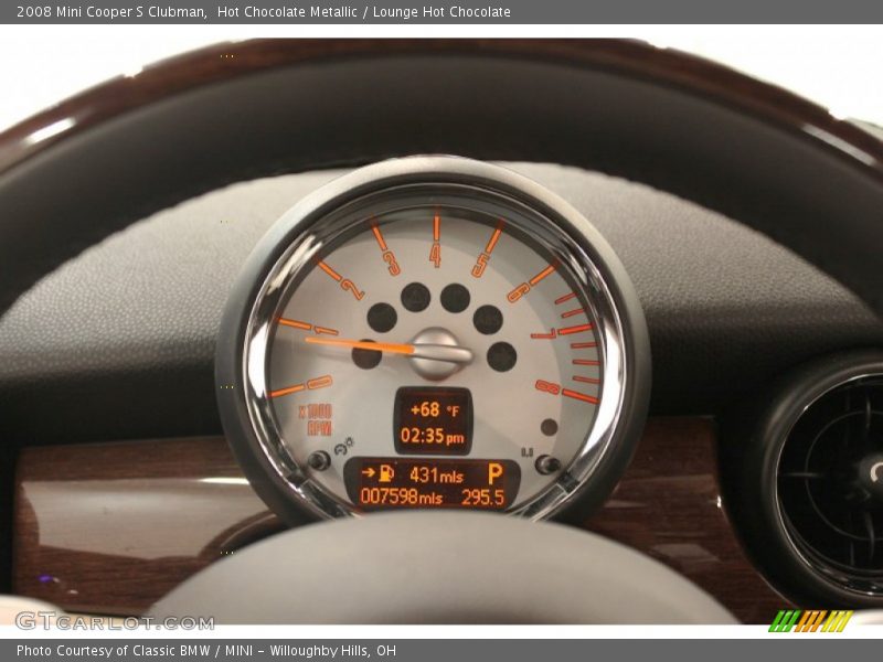  2008 Cooper S Clubman S Clubman Gauges