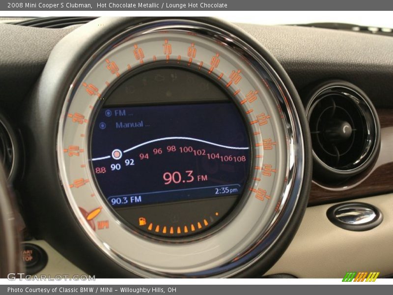  2008 Cooper S Clubman S Clubman Gauges