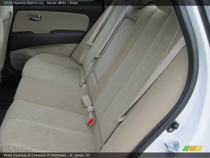 Nordic White / Beige 2010 Hyundai Elantra GLS
