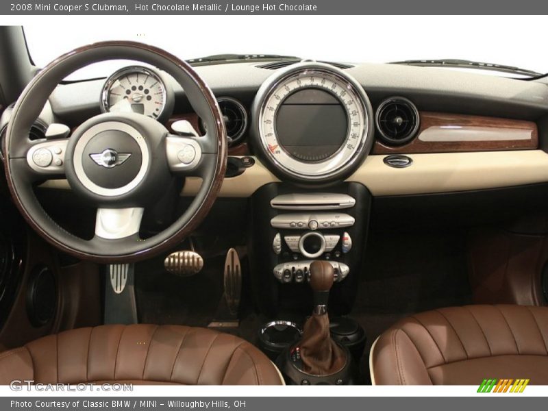 Dashboard of 2008 Cooper S Clubman