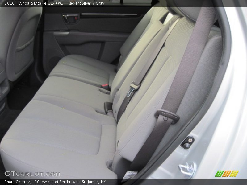 Radiant Silver / Gray 2010 Hyundai Santa Fe GLS 4WD