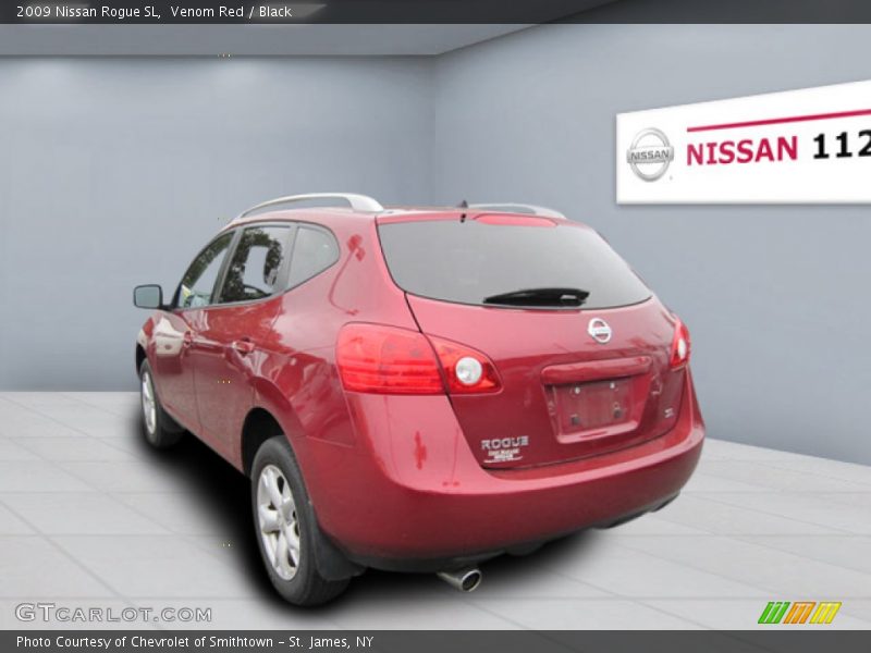 Venom Red / Black 2009 Nissan Rogue SL