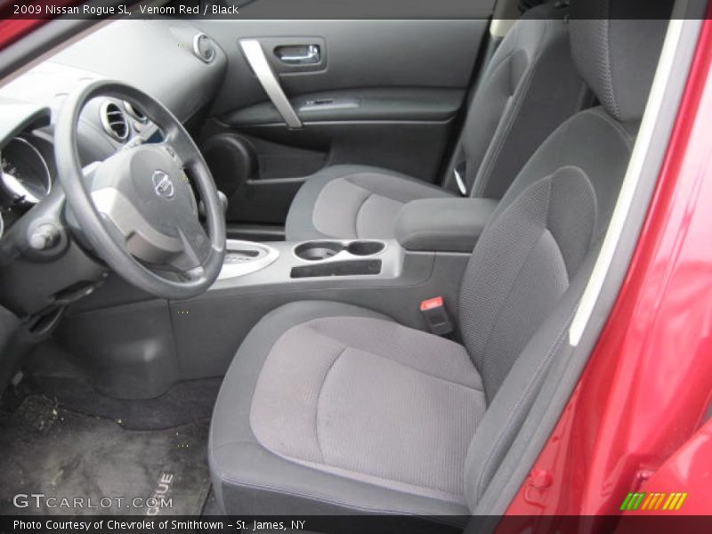 Venom Red / Black 2009 Nissan Rogue SL
