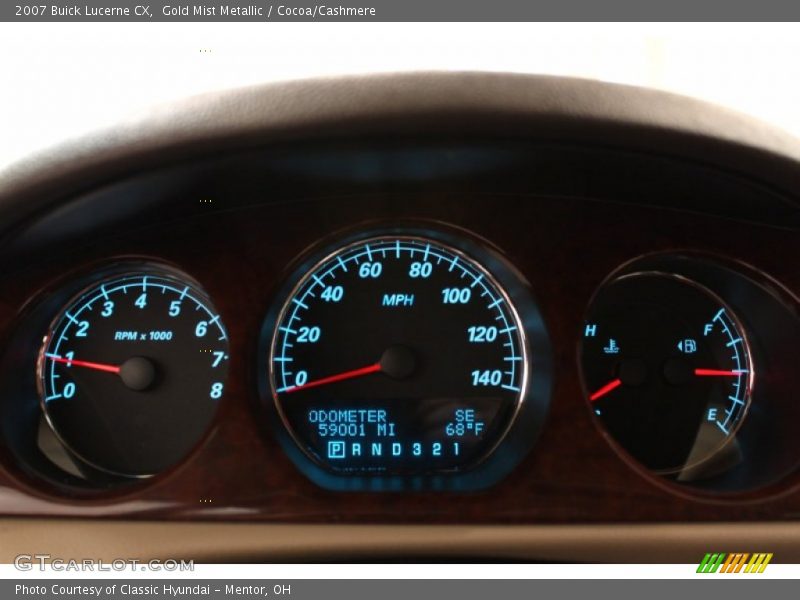 Gold Mist Metallic / Cocoa/Cashmere 2007 Buick Lucerne CX