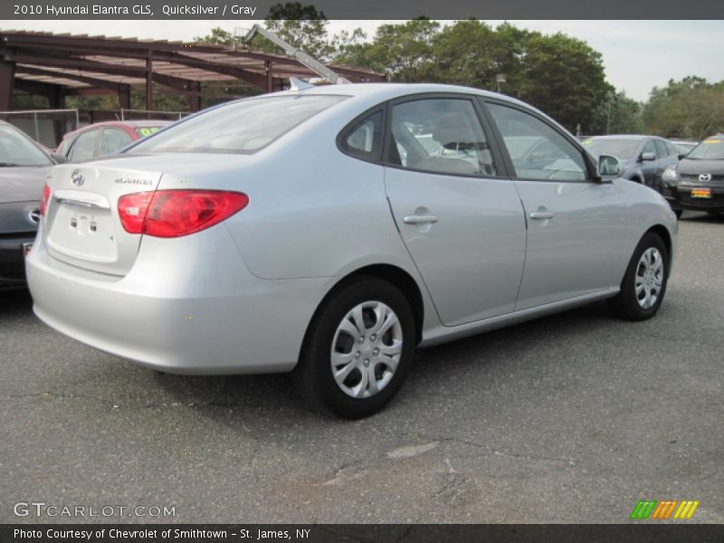 Quicksilver / Gray 2010 Hyundai Elantra GLS