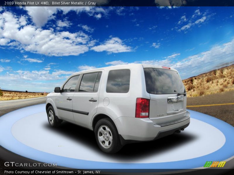 Billet Silver Metallic / Gray 2009 Honda Pilot LX 4WD