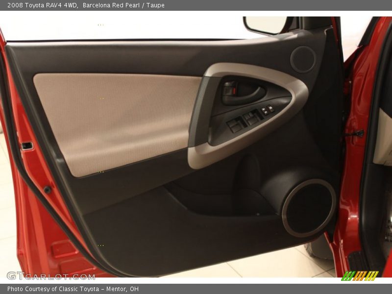 Barcelona Red Pearl / Taupe 2008 Toyota RAV4 4WD