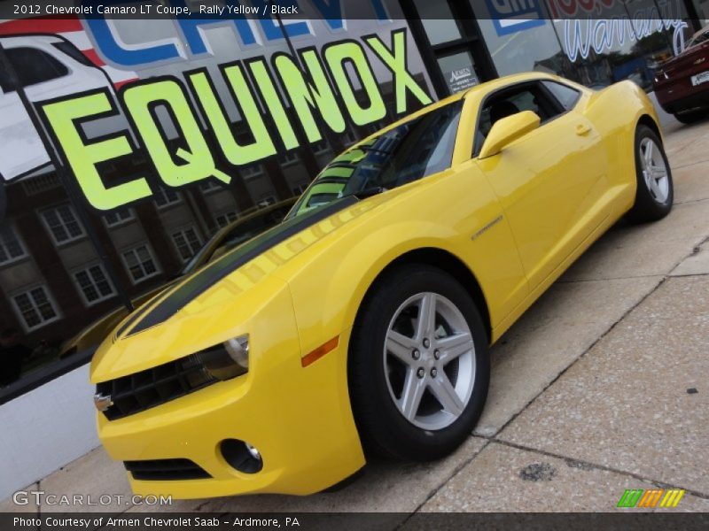 Rally Yellow / Black 2012 Chevrolet Camaro LT Coupe