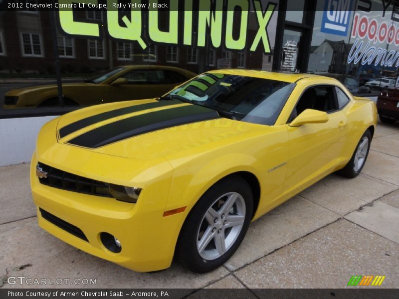 Rally Yellow / Black 2012 Chevrolet Camaro LT Coupe