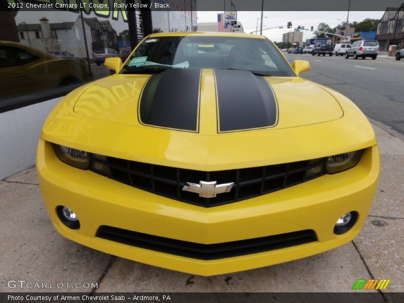 Rally Yellow / Black 2012 Chevrolet Camaro LT Coupe