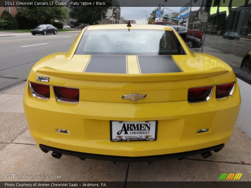 Rally Yellow / Black 2012 Chevrolet Camaro LT Coupe