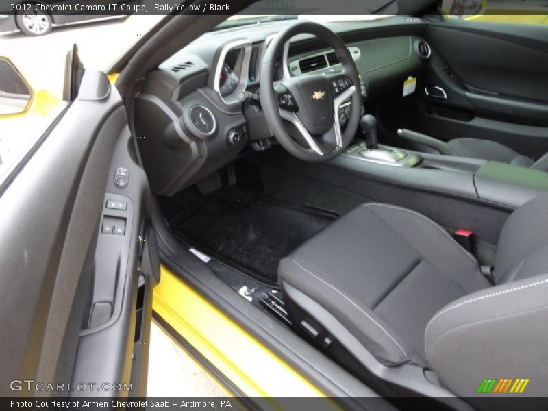 Rally Yellow / Black 2012 Chevrolet Camaro LT Coupe