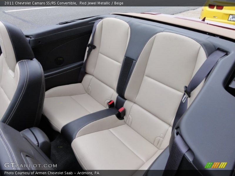 Red Jewel Metallic / Beige 2011 Chevrolet Camaro SS/RS Convertible