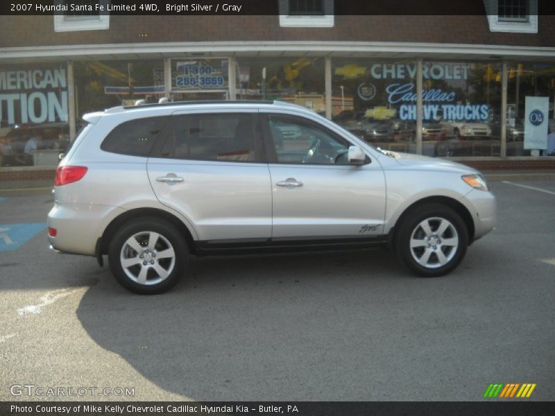 Bright Silver / Gray 2007 Hyundai Santa Fe Limited 4WD