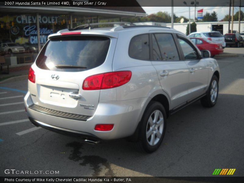 Bright Silver / Gray 2007 Hyundai Santa Fe Limited 4WD