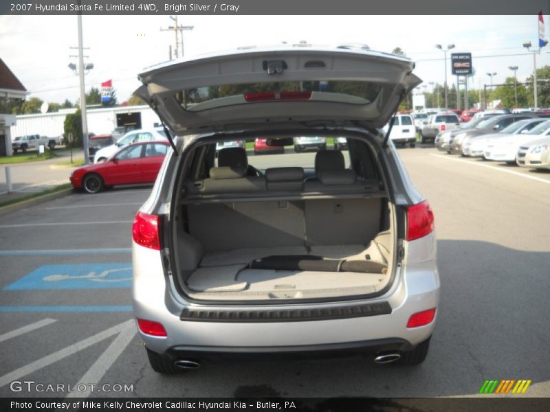 Bright Silver / Gray 2007 Hyundai Santa Fe Limited 4WD
