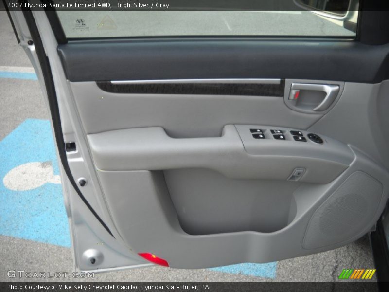 Bright Silver / Gray 2007 Hyundai Santa Fe Limited 4WD