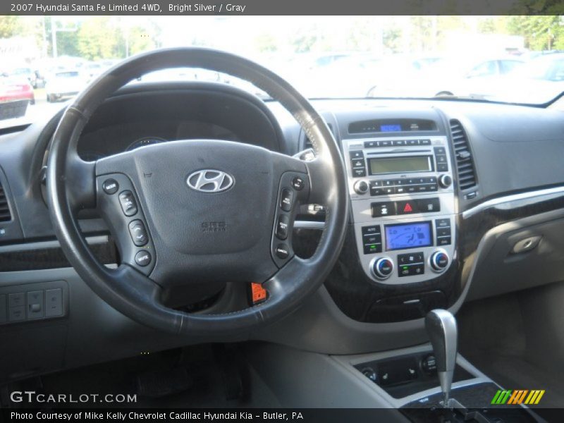 Bright Silver / Gray 2007 Hyundai Santa Fe Limited 4WD