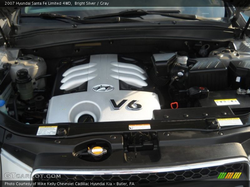 Bright Silver / Gray 2007 Hyundai Santa Fe Limited 4WD