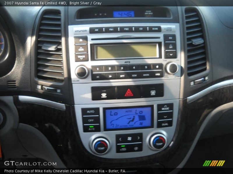 Bright Silver / Gray 2007 Hyundai Santa Fe Limited 4WD