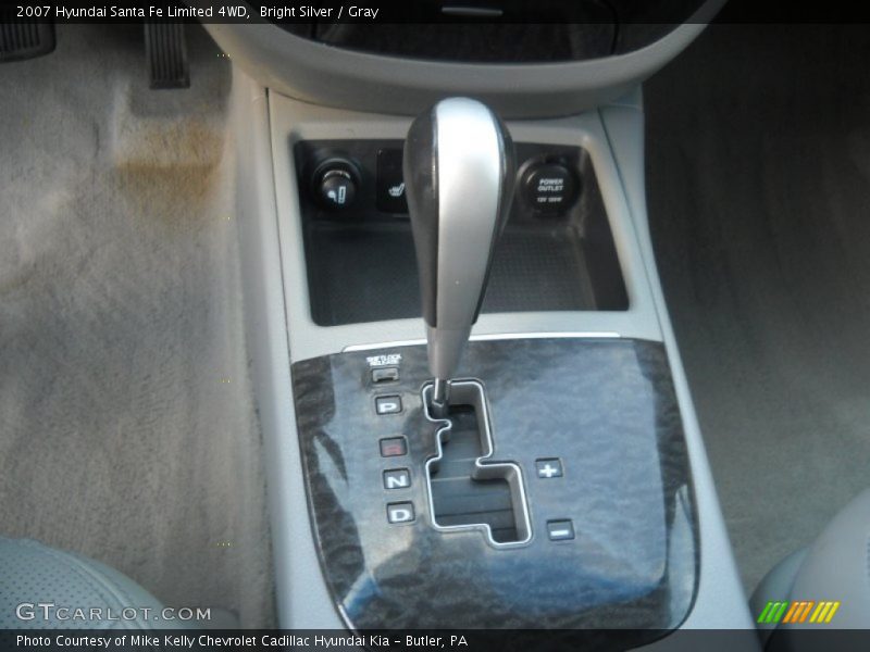 Bright Silver / Gray 2007 Hyundai Santa Fe Limited 4WD