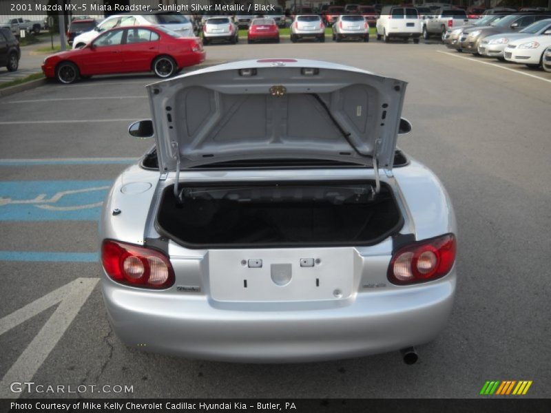 Sunlight Silver Metallic / Black 2001 Mazda MX-5 Miata Roadster