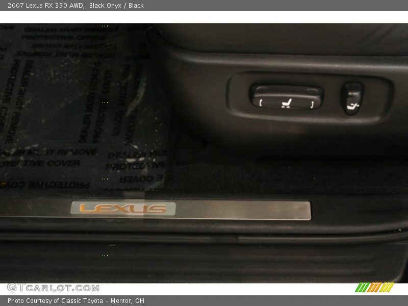 Black Onyx / Black 2007 Lexus RX 350 AWD