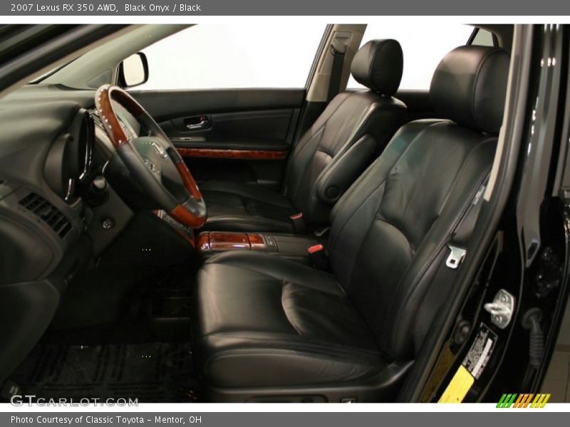 Black Onyx / Black 2007 Lexus RX 350 AWD