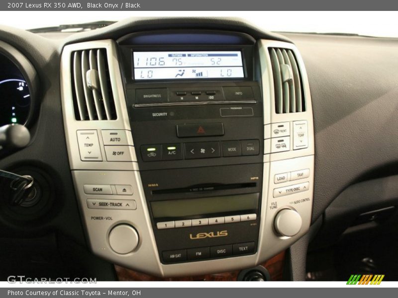 Black Onyx / Black 2007 Lexus RX 350 AWD